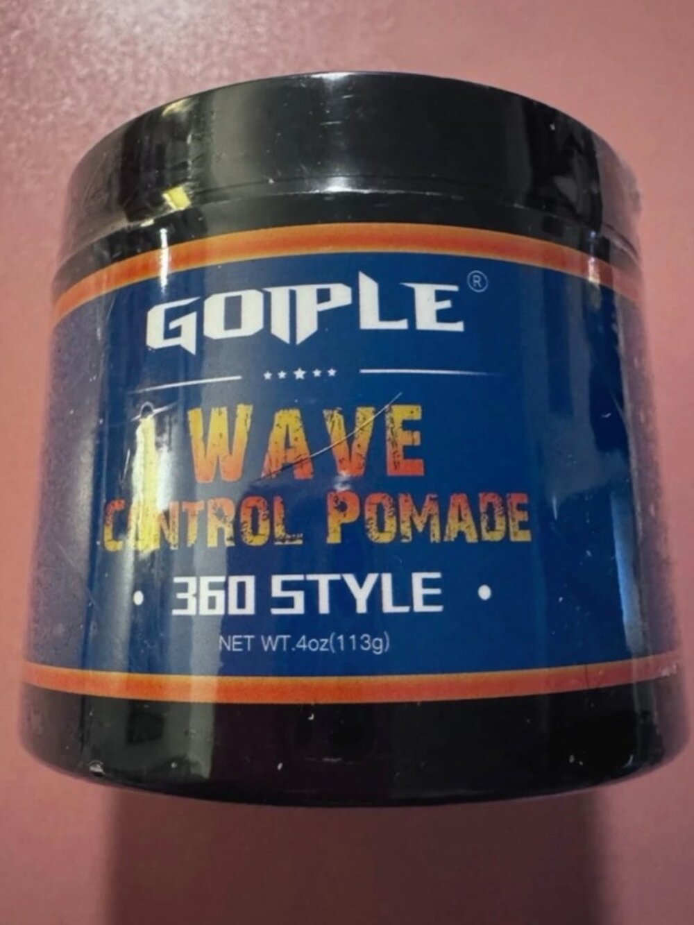Goiple Natural Wave Pomade for Men Strong Hold, Easy Wash 360 Wave 4oz